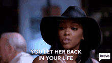 You Let Her Back In Your Life Bring Back GIF - You Let Her Back In Your Life Let Her Back In Your Life Let Her Back GIFs