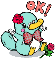 Ok Okay Sticker - Ok Okay Rose Flowers Stickers