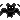 it looks like a pixel art of a bat with wings and a face .