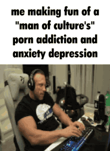 man of culture chad ratio porn addicted