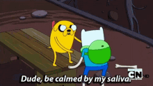 Calm Saliva GIF - Calm Saliva Adventure Time GIFs