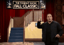 the tonight show starring starring jimmy fallon tonight show starring jimmy fallon kevin james tripped tripping up stairs
