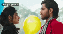 Balloon Kiss.Gif GIF - Balloon Kiss Roshan Sreeleela GIFs
