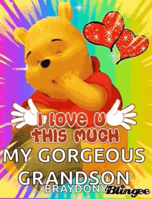 I Love You This Much Pooh GIF