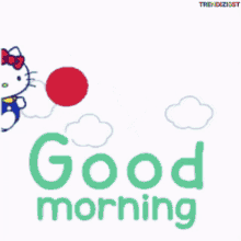 Good Morning Hello Kitty GIF - Good Morning Hello Kitty Morning Sunshine GIFs
