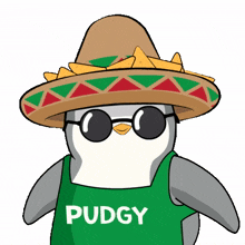 food mexico hat snack penguin