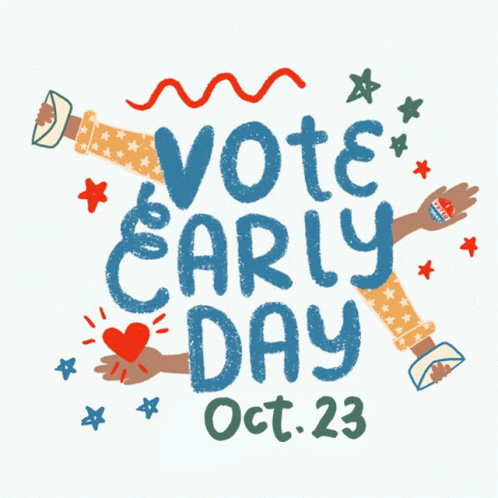 Today Is Vote Early Day Jazminantoinette GIF - Today Is Vote Early Day ...