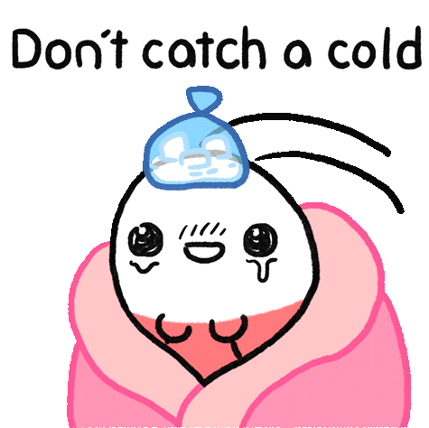 Dont Catch A Cold Flu Sticker - Dont Catch A Cold Flu Not Feeling Well Stickers