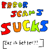 Error Scams Ajpw Animal Sticker - Error Scams Ajpw Error Error Scams Stickers