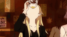 Anime Drinking Anime Alcohol GIF - Anime Drinking Anime Drink Anime Alcohol GIFs