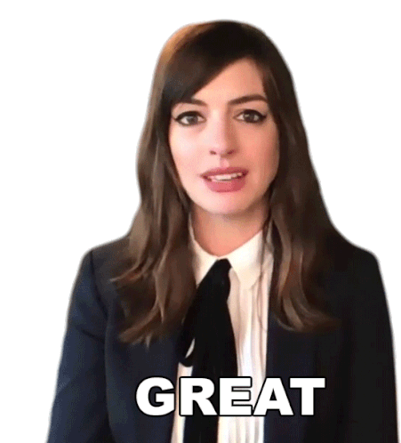Great Anne Hathaway Sticker