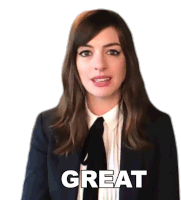 Great Anne Hathaway Sticker - Great Anne Hathaway Bustle Stickers