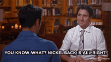 Nickelback Justin Trudeau GIF - Nickelback Justin Trudeau Interview GIFs