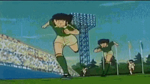 captain tsubasa football header jump assisted