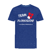 a blue shirt that says team floridsdorf