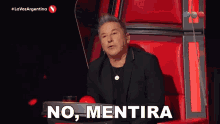 No Mentira Ricardo Montaner GIF - No Mentira Ricardo Montaner La Voz Argentina GIFs