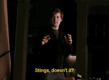 Stings Doesnt It Meme Bully Maguire Tobey GIF - Stings Doesnt It Meme Bully Maguire Tobey Spider Man GIFs