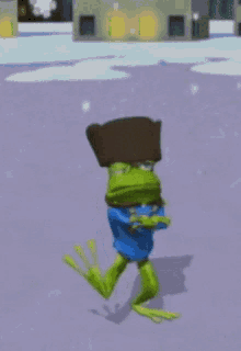 Mega Frog Fr Chanson GIF - Mega Frog Fr Chanson Chickenexploder GIFs