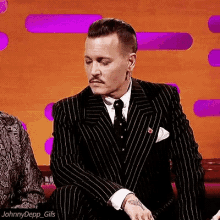 johnny depp the graham norton show stare what blank