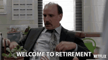 Welcome To Retirement Retirement GIF - Welcome To Retirement Retirement Adulting GIFs