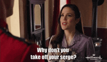 Wcth Hearties Nathan Elizabeth Seasoneight Why Dont You Take Off Your Serge Huh GIF