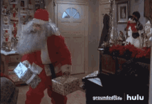 Santa Claus Confused GIF - Santa Claus Confused Presents GIFs