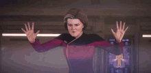 Its A Message Captain Kathryn Janeway GIF - Its A Message Captain Kathryn Janeway Star Trek Prodigy GIFs