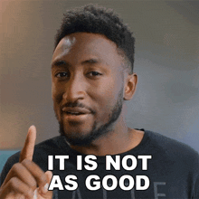 It Is Not As Good Marques Brownlee GIF - It Is Not As Good Marques Brownlee It Could Be Better GIFs