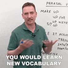 You Would Learn New Vocabulary Adam GIF