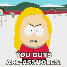 You Guys Are Assholes Bebe Stevens GIF - You Guys Are Assholes Bebe Stevens South Park GIFs