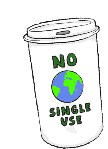 No Single Use Non Reusable Sticker - No Single Use Non Reusable Disposables Stickers