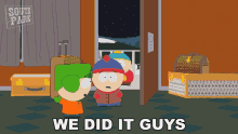 We Did It Guys Eric Cartman GIF - We Did It Guys Eric Cartman Butters Stotch GIFs