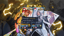 a screenshot of a video game shows two characters named pasangan miawnora and estes