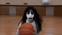 Hantu Bawa Bola Basket GIF - Horror Scary GIFs