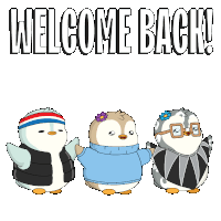 Welcome Penguin Sticker - Welcome Penguin Pudgy Stickers