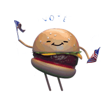 vote election election2020 burger bbq