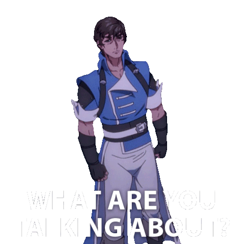 What Are You Talking About Richter Belmont Sticker - What Are You Talking About Richter Belmont Edward Bluemel Stickers