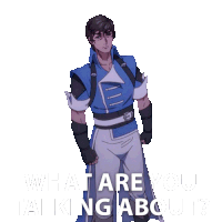 What Are You Talking About Richter Belmont Sticker - What Are You Talking About Richter Belmont Edward Bluemel Stickers