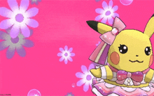 Pikachu Cute GIF - Pikachu Cute Pink GIFs