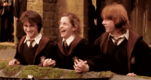 Laughing Harry Potter GIF - Laughing Harry Potter Hermione Granger GIFs