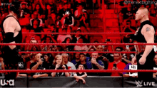 Brock Lesnar Kane GIF - Brock Lesnar Kane Face Off GIFs