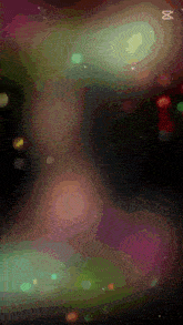 a colorful background with the letter m in the upper right corner