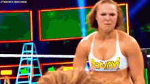 Ronda Rousey Fired Up GIF - Ronda Rousey Fired Up Knees GIFs