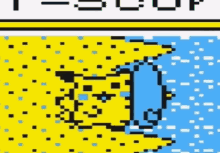 pikachu pokemon yellow pikachus beach gameboy high score