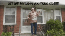Get Off My Lawn Funk Kids GIF