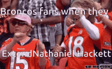 Broncos Fans Nathaniel Hackett GIF