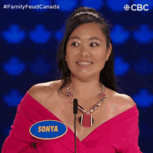 Yup Sonya GIF - Yup Sonya Family Feud Canada GIFs