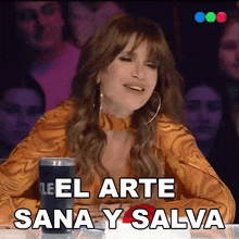 El Arte Sana Y Salva Flor Peña GIF - El Arte Sana Y Salva Flor Peña Got Talent Argentina GIFs