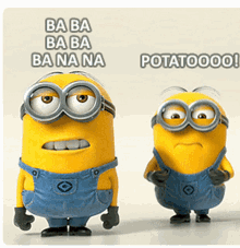 Banana Minions GIF - Banana Minions Potato GIFs