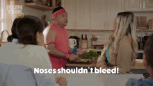 Noses Shouldnt Bleed Andrew Pham GIF - Noses Shouldnt Bleed Andrew Pham Run The Burbs GIFs